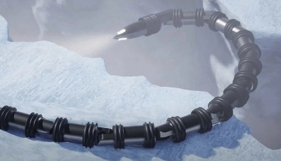 Эксперты лаборатории реактивного движения NASA представили гибкого робота, который сможет исследовать подлёдный мир Энцелада